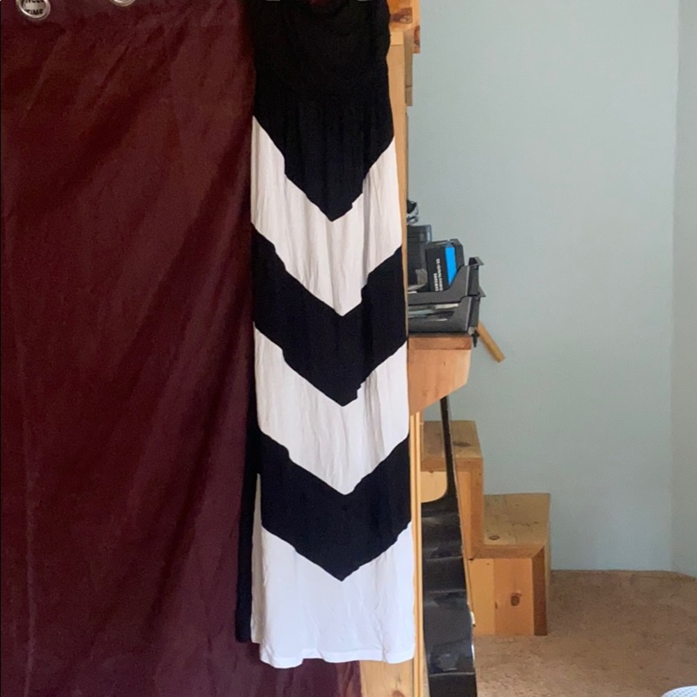Strapless maxi dress 👗